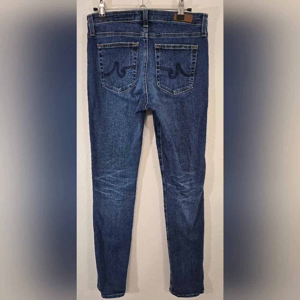 AG Prima Cigarette Leg Light Distressing Classic Preppy Festival, size 27R